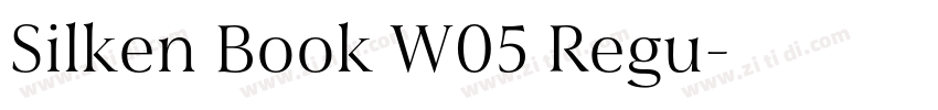 Silken Book W05 Regu字体转换